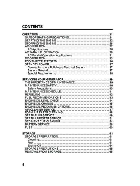 Honda eu3000is service manual pdf #6