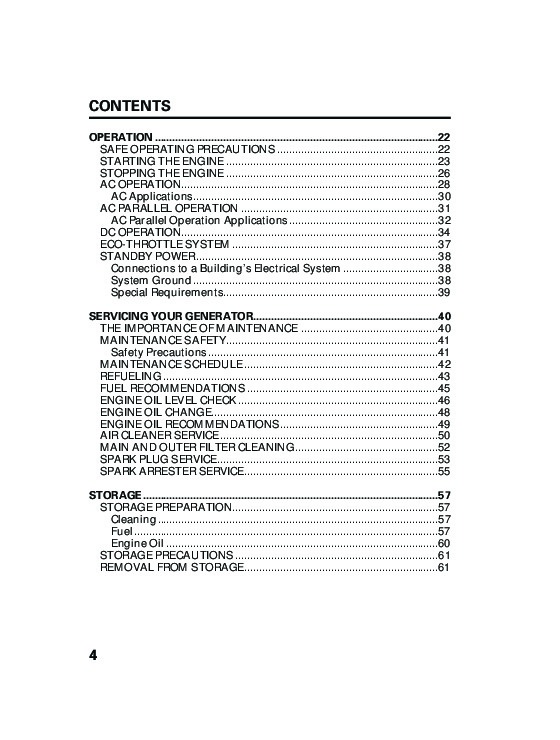 Honda generator eu2000i owners manual pdf #7