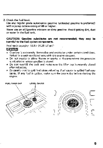 Es6500 honda generator manual #3