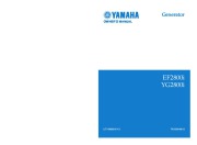 Yamaha EF2800i YG2800i Generator Owners Manual page 1