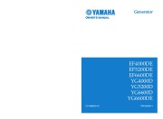 Yamaha EF4000DE EF5200DE EF6600DE YG4000D YG5200D YG6600D YG6600DE Generator Owners Manual page 1