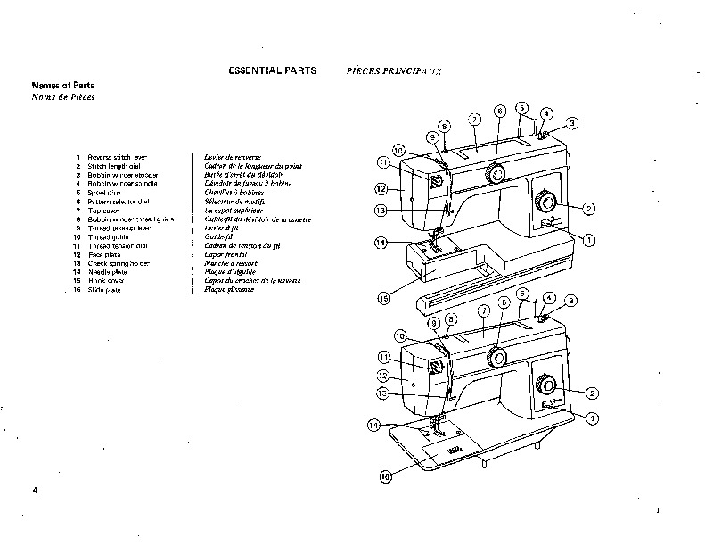 Instruction manual for new home sewing machine