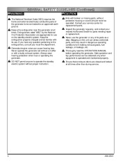 Coleman Powermate PM401211 PM400911 Generator Owners Manual