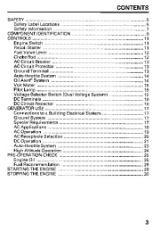 Honda Generator EM5000SX Owners Manual