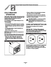 Generac 5500XL Generator Owners Manual