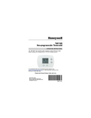 Honeywell TH5110D Non-programmable Thermostat Operating Instructions page 1