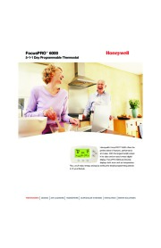 Honeywell FocusPRO 6000 5-1-1 Day Programmable Thermostat Brochure page 1