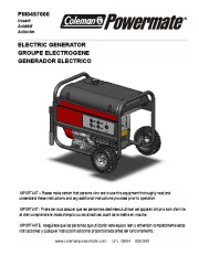 Coleman Powermate PM0497000 Generator Owners Manual page 1