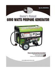 All Power America 6000 APG3560CSA Generator Owners Manual page 1
